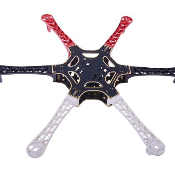 F550 AirFrame Hexacopter Frame with Integrated PCB - Robotbanao.com