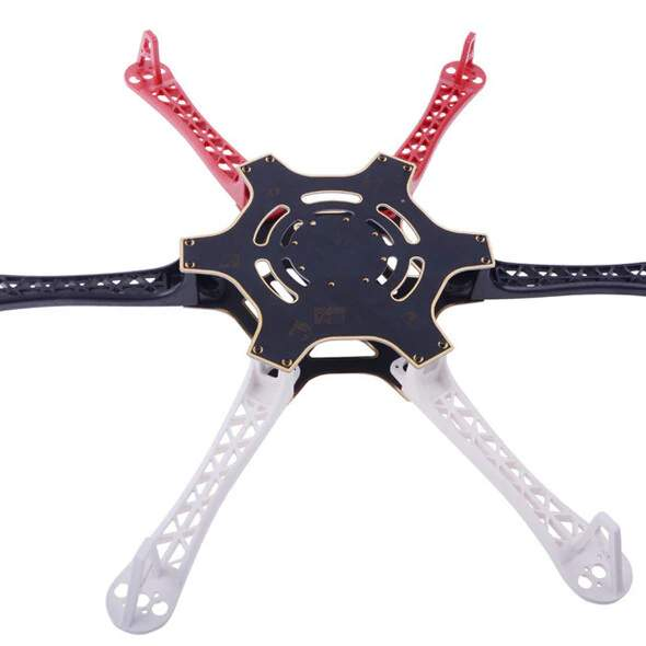 F550 AirFrame Hexacopter Frame with Integrated PCB - Robotbanao.com