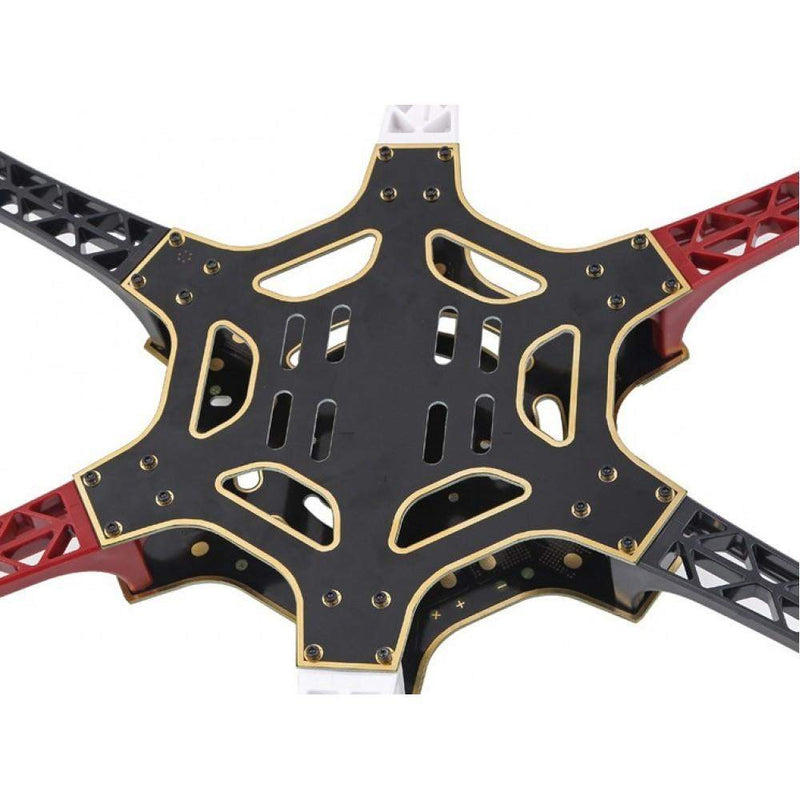 F550 AirFrame Hexacopter Frame with Integrated PCB - Robotbanao.com
