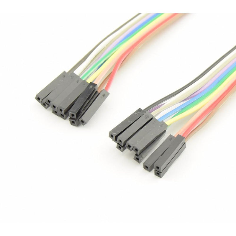 Female to Female ( F-F ) 40 Pin Dupont Jumper Wire, 40 Pieces, 20 cm - Robotbanao.com