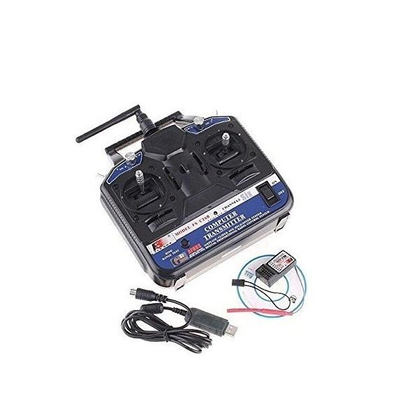 Flysky 2.4Ghz CT6B (CT-6B) Remote Control 6 Channel Transmitter and Receiver for Quadcopter - Robotbanao.com