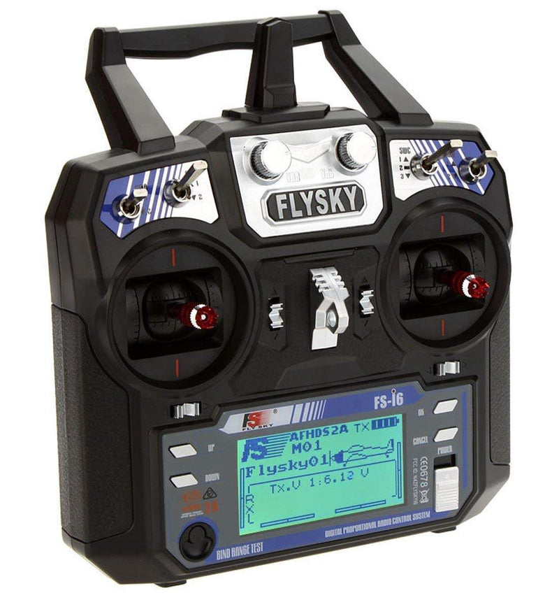 FlySky FS-i6 2.4GHz 6CH PPM RC Transmitter With FS-iA6B Receiver - Robotbanao.com
