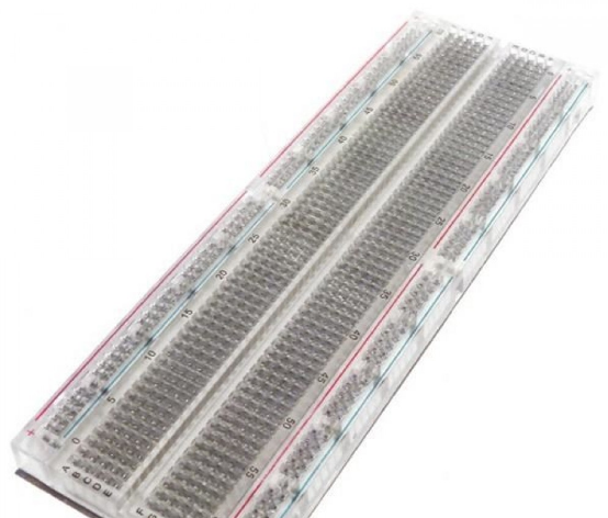 Transparent Breadboard 830 Points for Solderless Prototyping