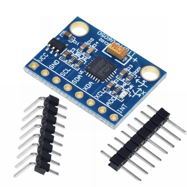 Gy-521 Mpu6050 Moduleand 3 Accelerometer for Arduino, Blue - Robotbanao.com