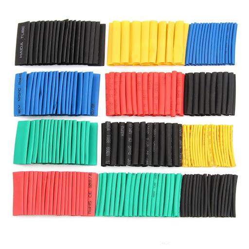 Heat Shrink Tubing (HST) Insulation Assorted kit : 45mm length – 530pcs - Robotbanao.com