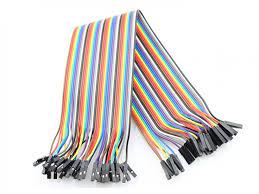 Reusable Solderless Breadboard Dupont Jumper Wires Connector for Raspberry Bot Circuit Creating Ribbon Cables Kit PCB Cable Female to Female, 20 Pieces-Robotbanao.com-