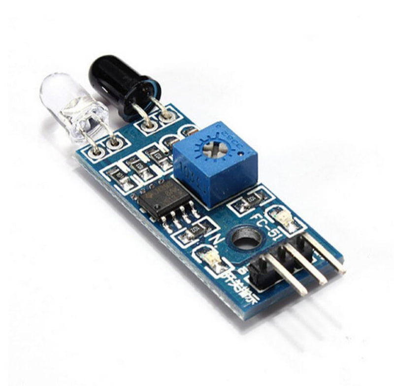 IR Infrared Obstacle Avoidance 3 Wire Reflective Photoelectric Sensor Module for Arduino Smart Car Robot - Robotbanao.com