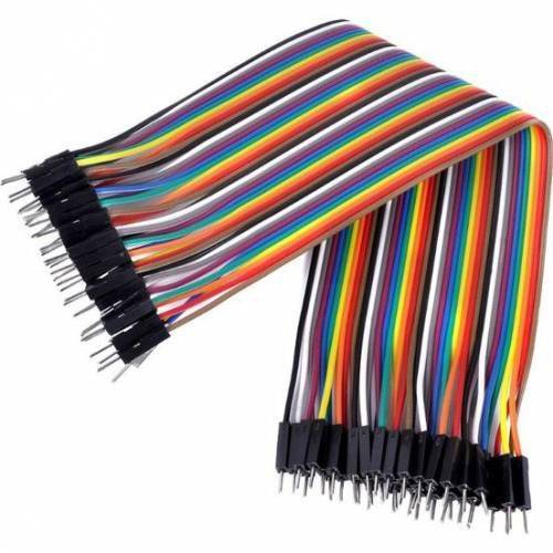 Jumper Wires Male To Male ( M-M ), Male To Female ( M-F ), Female to Female ( F-F ), 20cm, 60 Pieces - Robotbanao.com