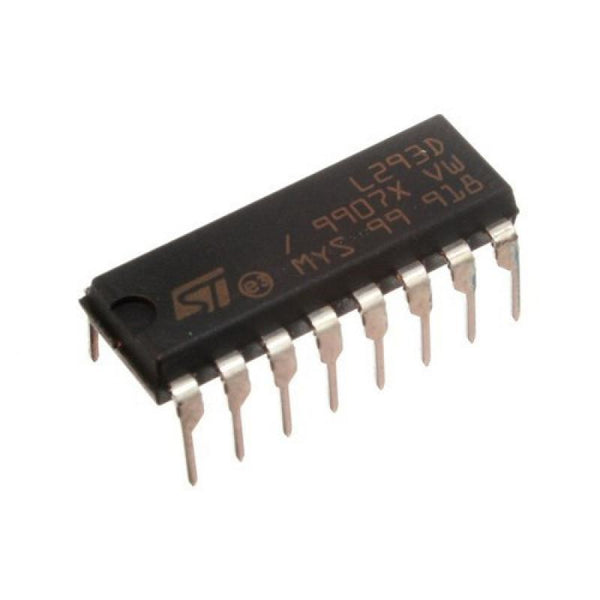 L293D Dual H-Bridge Motor Driver IC DIP-16 Package - Robotbanao.com