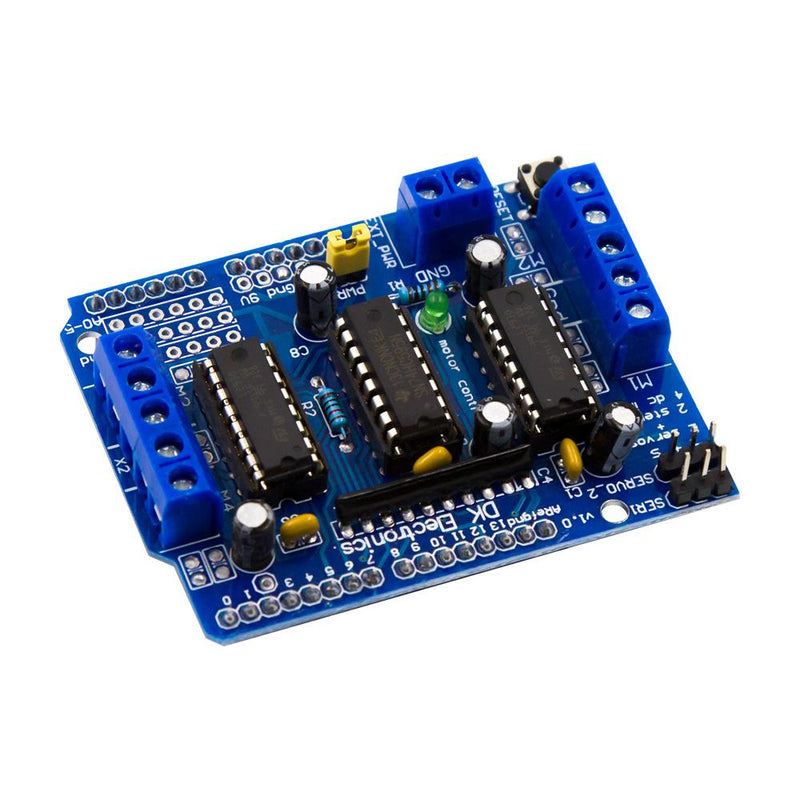 L293D Motor Driver / Stepper / Servo Shield Expansion Board For Arduino Mega UNO Due - Robotbanao.com