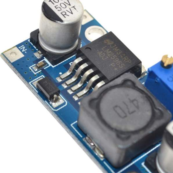 LM2596 DC-DC Buck Converter Adjustable Step-Down Power Supply Module (3.0-40V - 1.5-35V) - Robotbanao.com