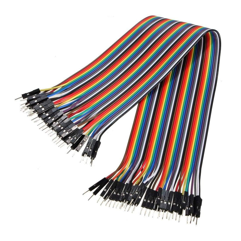 Male to Male ( M-M ) 40 Pin Dupont Jumper Wire, 40 Pieces, 20 cm - Robotbanao.com