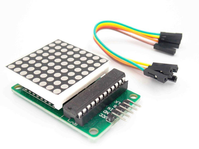 Max7219 Dot Matrix Module Mcu Control Led Display Module MCU Control DIY Kit for Arduino Arm Raspberry - Robotbanao.com