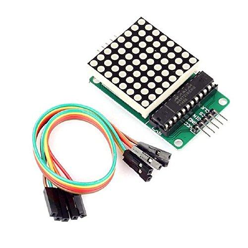 Max7219 Dot Matrix Module Mcu Control Led Display Module MCU Control DIY Kit for Arduino Arm Raspberry - Robotbanao.com