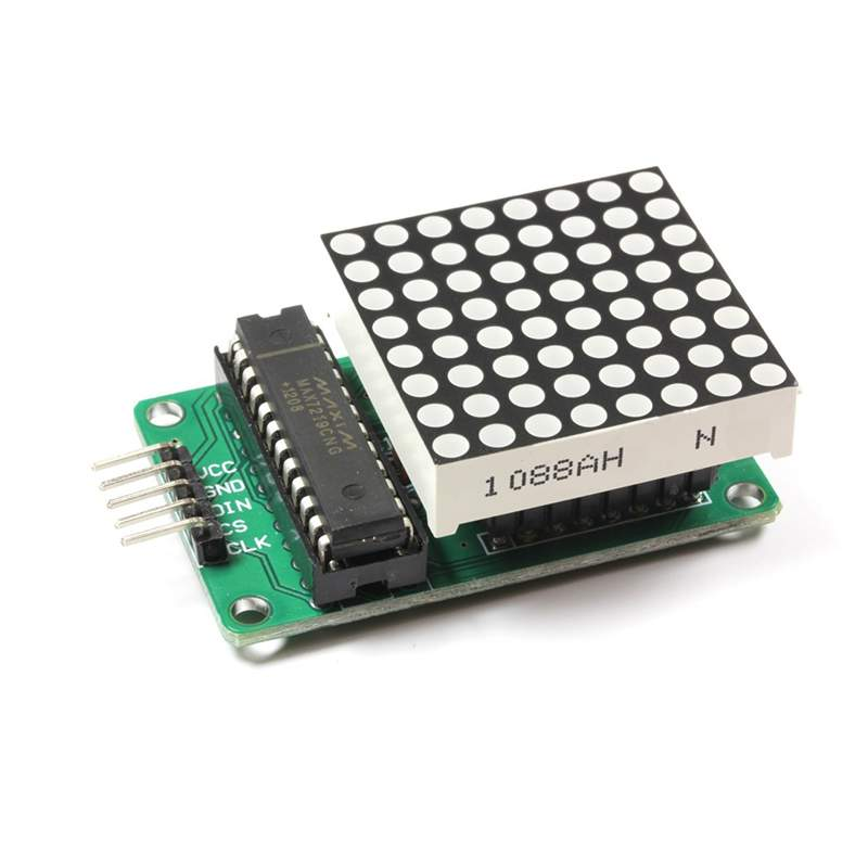 Max7219 Dot Matrix Module Mcu Control Led Display Module MCU Control DIY Kit for Arduino Arm Raspberry - Robotbanao.com