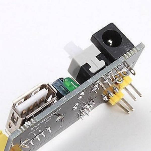 MB102 Breadboard Power Supply Module 3.3V/5V - Robotbanao.com