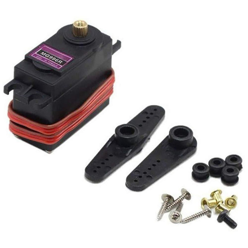 MG996R Metal Gears Digital RC Servo Motor High Torque, Black - Robotbanao.com