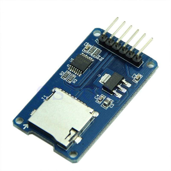 Micro SD Card Module Storage Board, Micro SD TF Card Memory Shield Module SPI, Micro SD Adapter for Arduino - Robotbanao.com