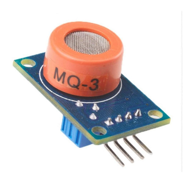MQ3 Mq-3 Alcohol Ethanol Gas Sensor Module Breathalyzer Works With official Arduino Boards (Red and Black) - Robotbanao.com