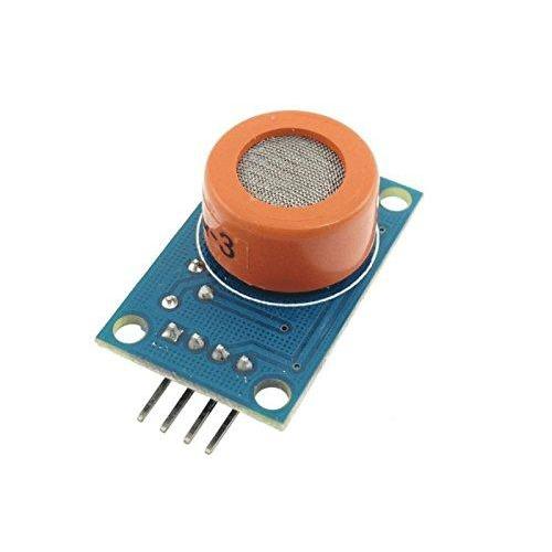 MQ3 Mq-3 Alcohol Ethanol Gas Sensor Module Breathalyzer Works With official Arduino Boards (Red and Black) - Robotbanao.com