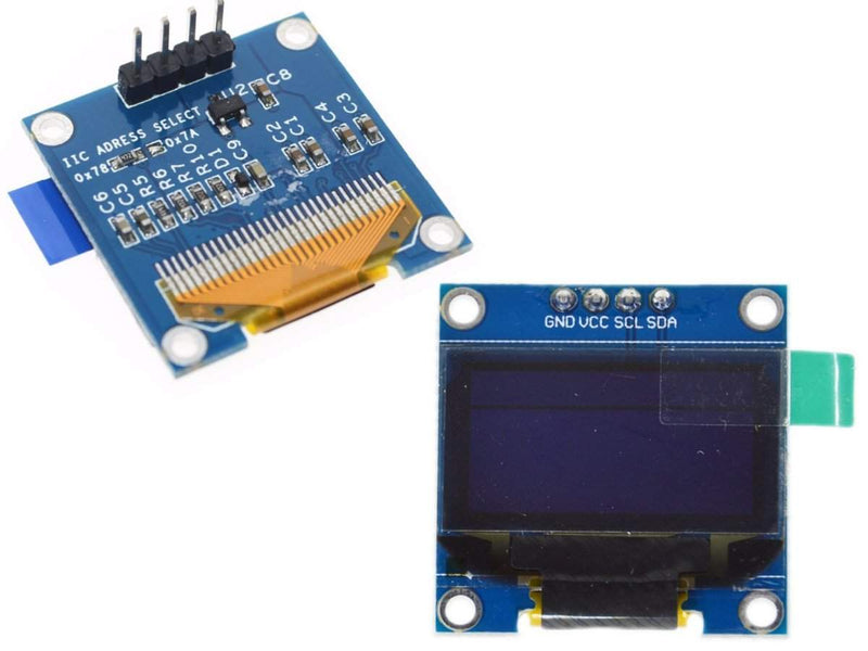 OLED 0.96 Inch 4 Pin I2C IIC Interface 128X64 OLED Screen Display Module for Arduino - Robotbanao.com
