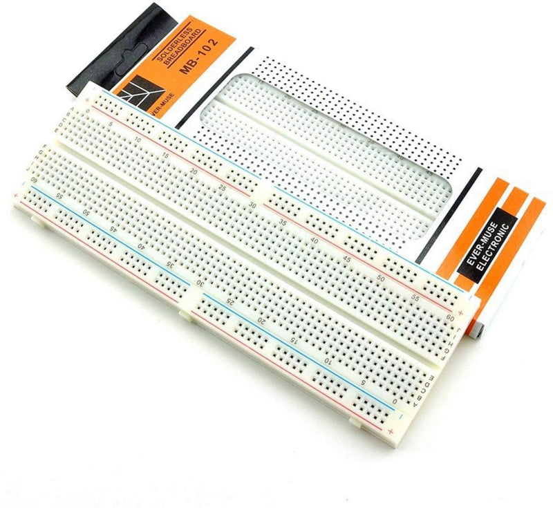 OTH16 Breadboard MB102 830 Tie Points Solderless Prototype PCB Breadboard MB-102 Test DIY For Arduino - Robotbanao.com