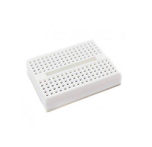 OTH20 170 Points Mini Breadboard, Solderless Mini Breadboard for Prototyping, White - Robotbanao.com