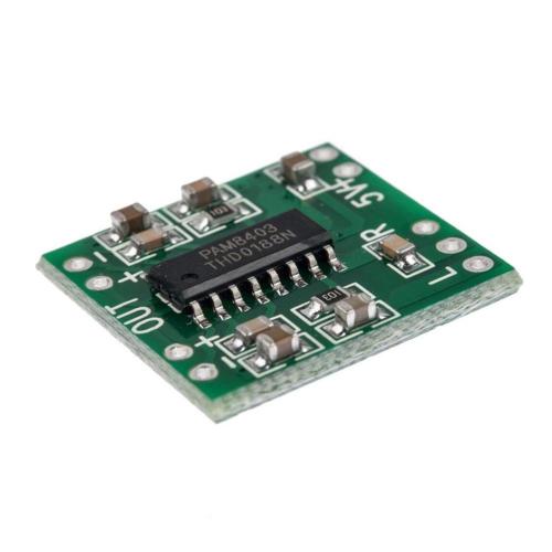 PAM8403 2x3W (3W+3W) Class D Digital Audio Amplifier Board Module 5V USB Power - Robotbanao.com