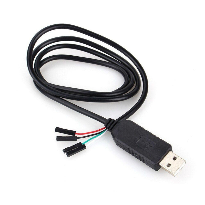 Pl2303HX USB To TTL To Uart RS232 Com Cable Module Converter, Black - Robotbanao.com