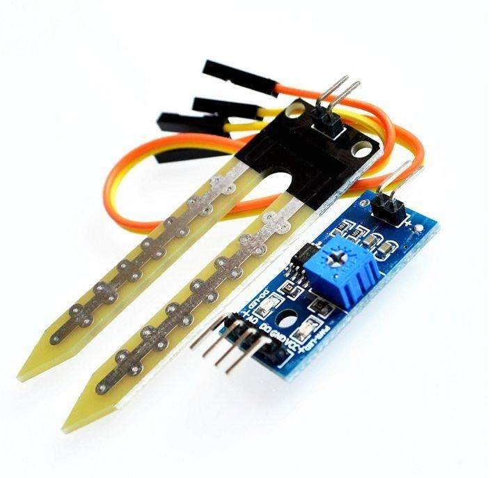 Plastic Soil Moisture Meter Testing, Humidity, Water Sensor, Hygrometer Detection Module for Arduino and Other MCU, 3.5 Inch - Robotbanao.com