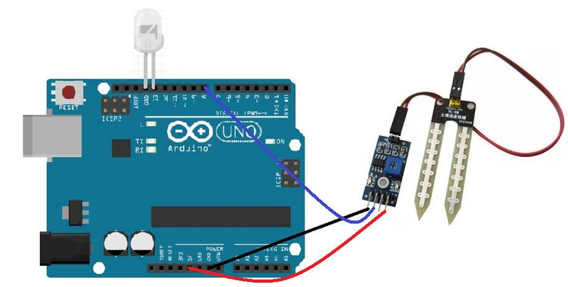 Plastic Soil Moisture Meter Testing, Humidity, Water Sensor, Hygrometer Detection Module for Arduino and Other MCU, 3.5 Inch - Robotbanao.com