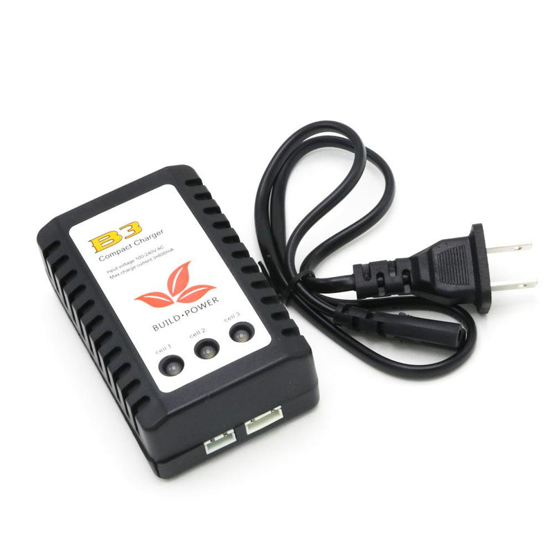 Portable Build Power B3 Lipo Battery Balance Charger for RC 2~3 Cells