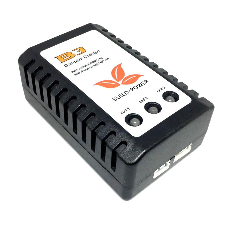 Portable Build Power B3 Lipo Battery Balance Charger for RC 2~3 Cells 7.4V 11.1V Lipo Battery - Robotbanao.com