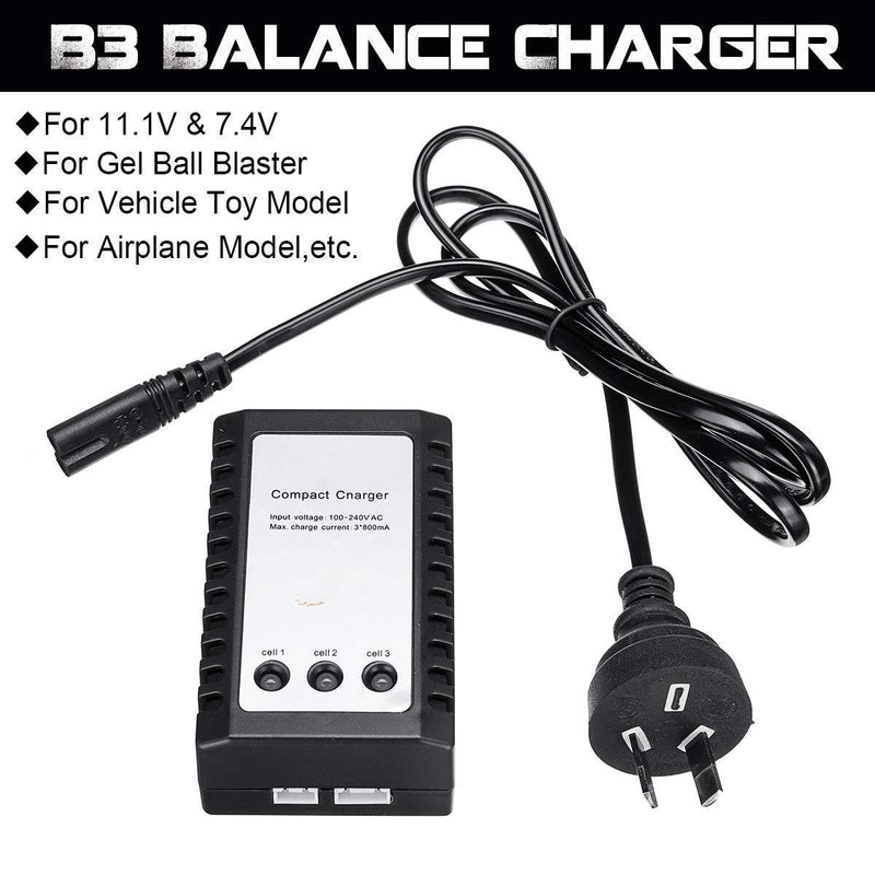 Portable Build Power B3 Lipo Battery Balance Charger for RC 2~3 Cells 7.4V 11.1V Lipo Battery - Robotbanao.com