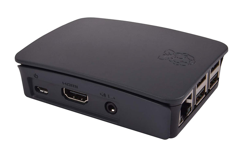 Premium Black Grey Official Pi Case for Raspberry Pi - Robotbanao.com
