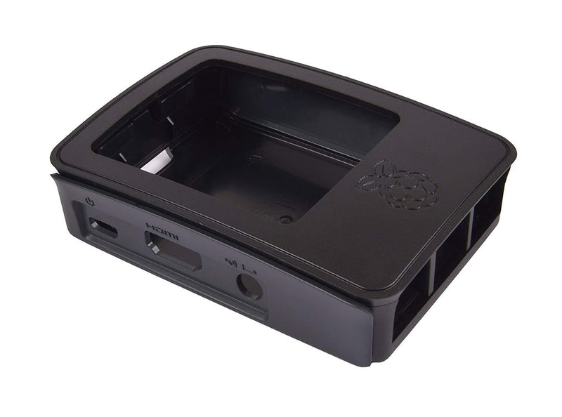 Premium Black Grey Official Pi Case for Raspberry Pi - Robotbanao.com