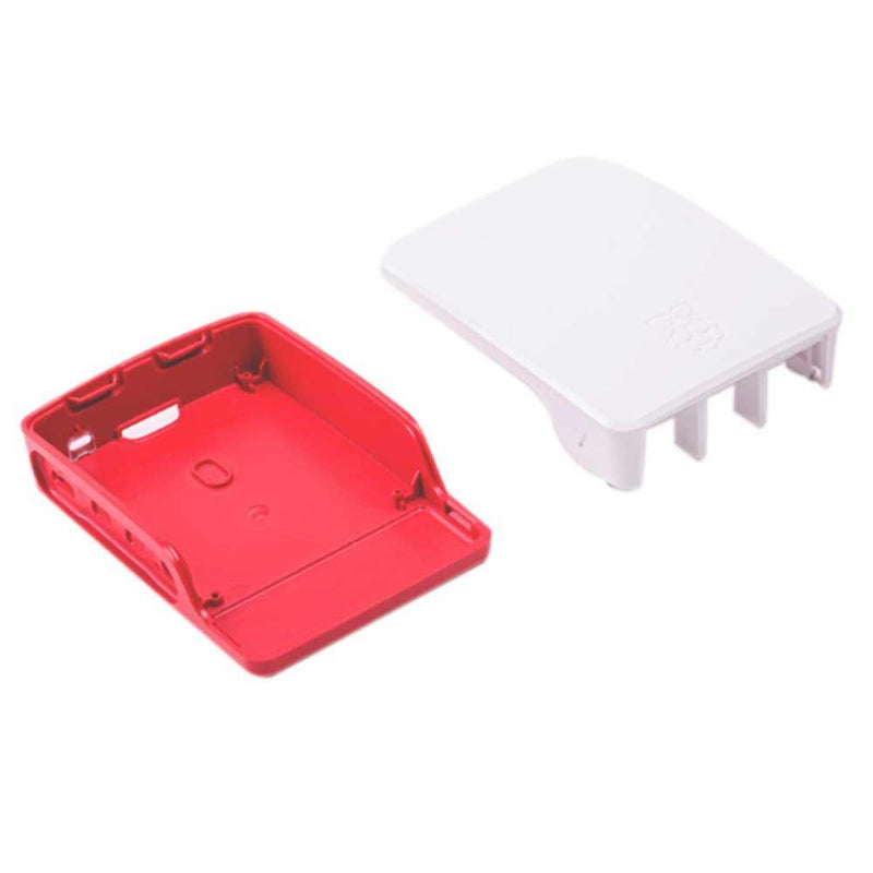 Premium Red White Official Pi Case for Raspberry Pi - Robotbanao.com