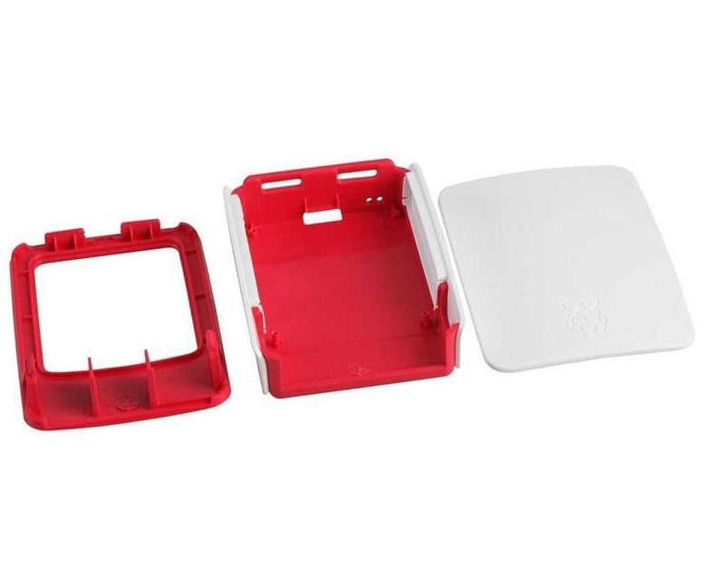 Premium Red White Official Pi Case for Raspberry Pi - Robotbanao.com