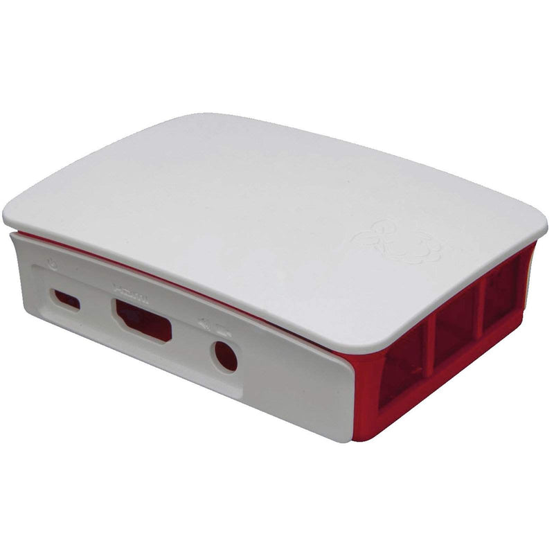Premium Red White Official Pi Case for Raspberry Pi - Robotbanao.com