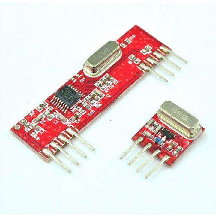 RF Module Ask Wireless Transmitter Receiver Pair 433/434Mhz 434 Mhz Compatible With Arduino Raspberry Pi DIY Projects - Robotbanao.com
