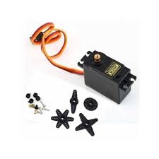 Servo MG995 Metal Gear High Torque Servo, Black, Pack of 1 - Robotbanao.com