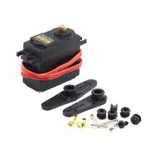 Servo MG995 Metal Gear High Torque Servo, Black, Pack of 1 - Robotbanao.com