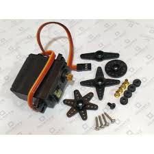Servo MG995 Metal Gear High Torque Servo, Black, Pack of 1 - Robotbanao.com