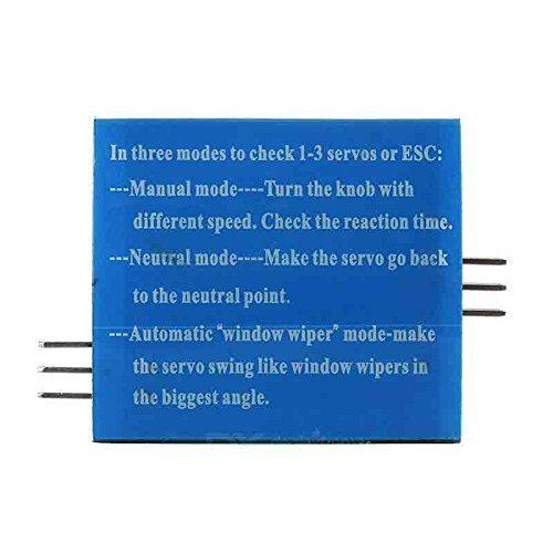 Servo Tester 3Ch Digital Multi Servo Tester Ecs Rc Consistency Ccmp Master Speed Controler Checker Kg301 - Robotbanao.com