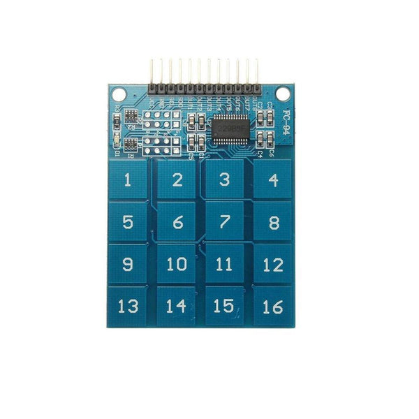 TTP229 16-way Digital Touch Sensor Module 16 Channel Capacitive Touch Switch for Arduino Best for DIY Home Automation IOT/Touch Sensor Project - Robotbanao.com