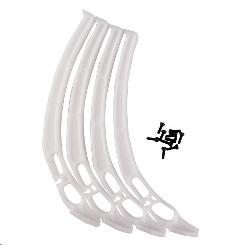 Universal High Landing Gear Skid for DJI F450 F550 SK480 Multirotor Quadcopter (White) - Robotbanao.com