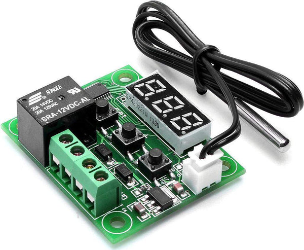 W1209 50~100 LED DC 12V Digital Temperature Controller Thermostat Sensor Temperature Switch Module - Robotbanao.com