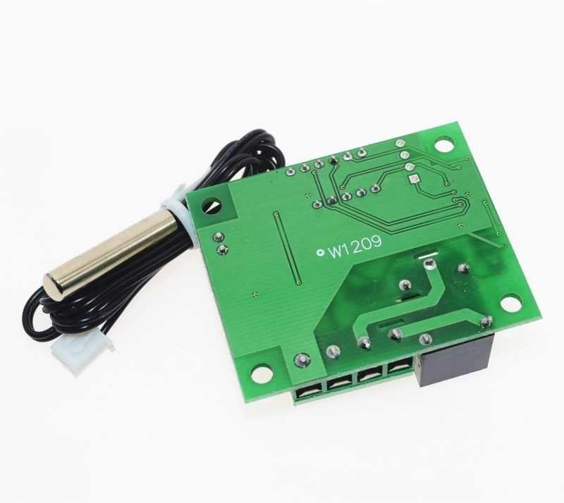 W1209 50~100 LED DC 12V Digital Temperature Controller Thermostat Sensor Temperature Switch Module - Robotbanao.com